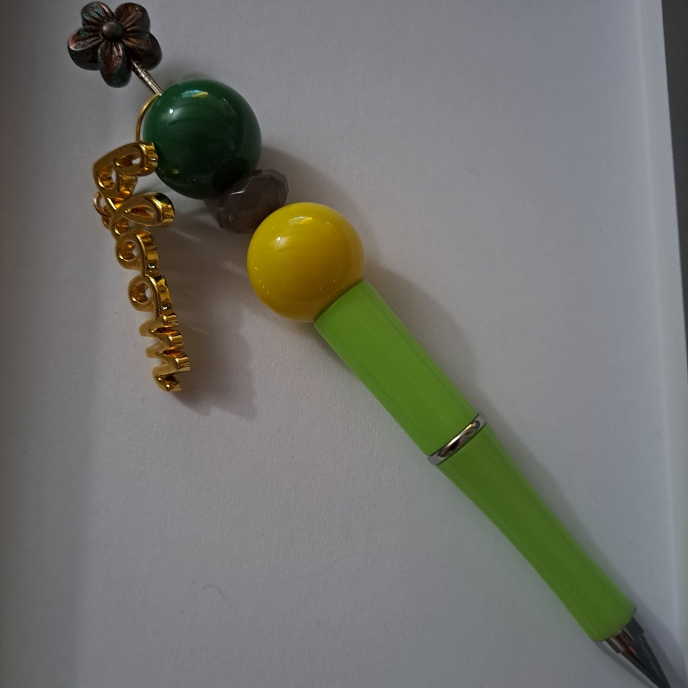 Art  titled Bloom ink pen refillable upcycled